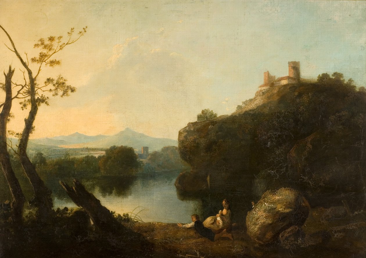 Az Arnón (Olaj, vászon) alkotó: Richard Wilson