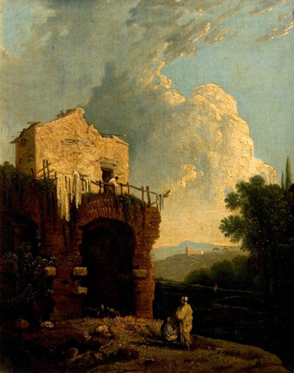 Egy villa romjai Róma közelében alkotó: Richard Wilson