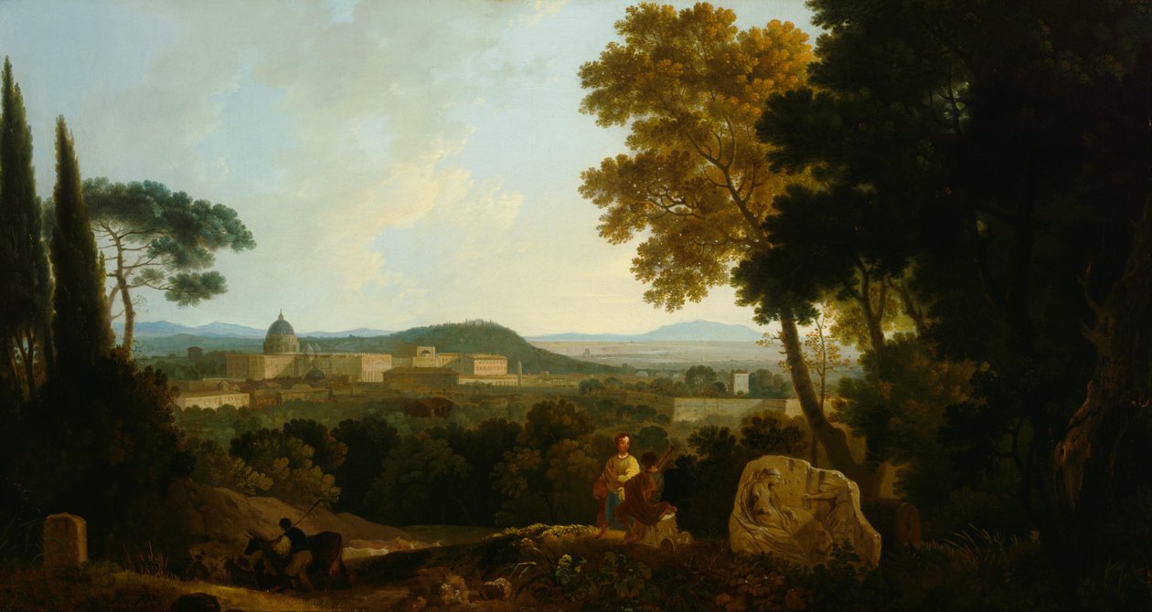 Szent Péter és a Vatikán a római Janiculumból alkotó: Richard Wilson