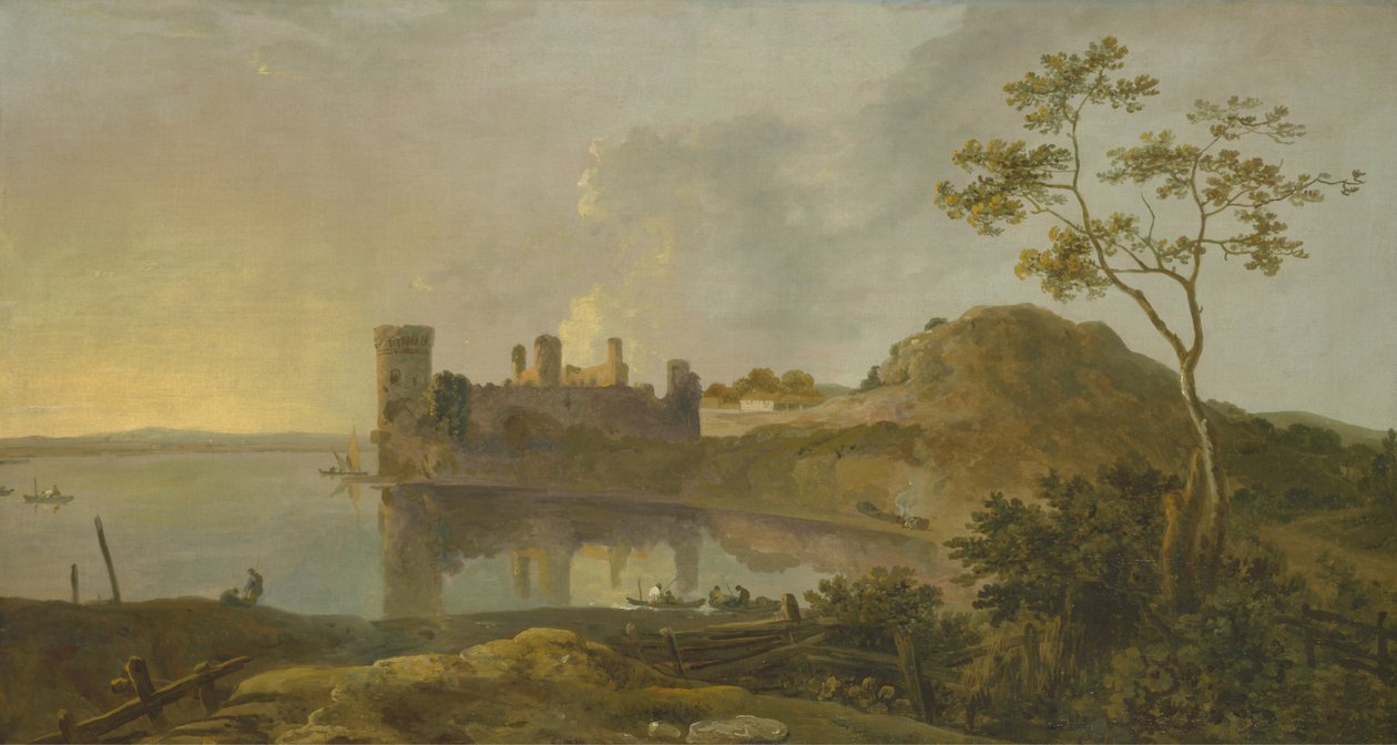 Nyári este (Caernarvon kastély) alkotó: Richard Wilson