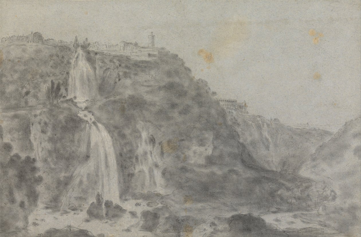 A vízesések Tivoliban alkotó: Richard Wilson