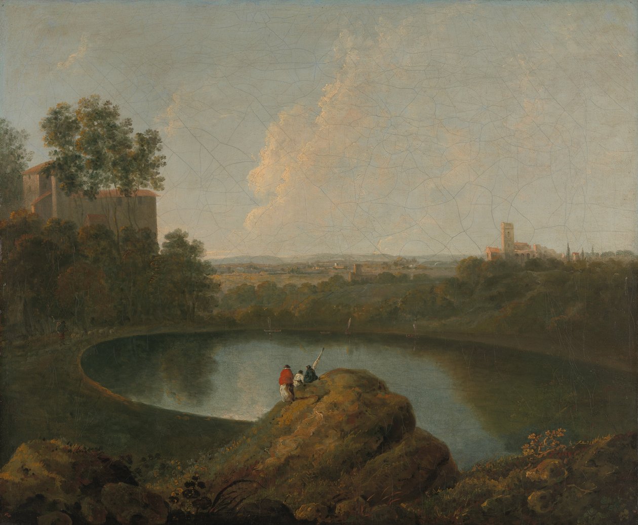A Nemi -tó feje alkotó: Richard Wilson