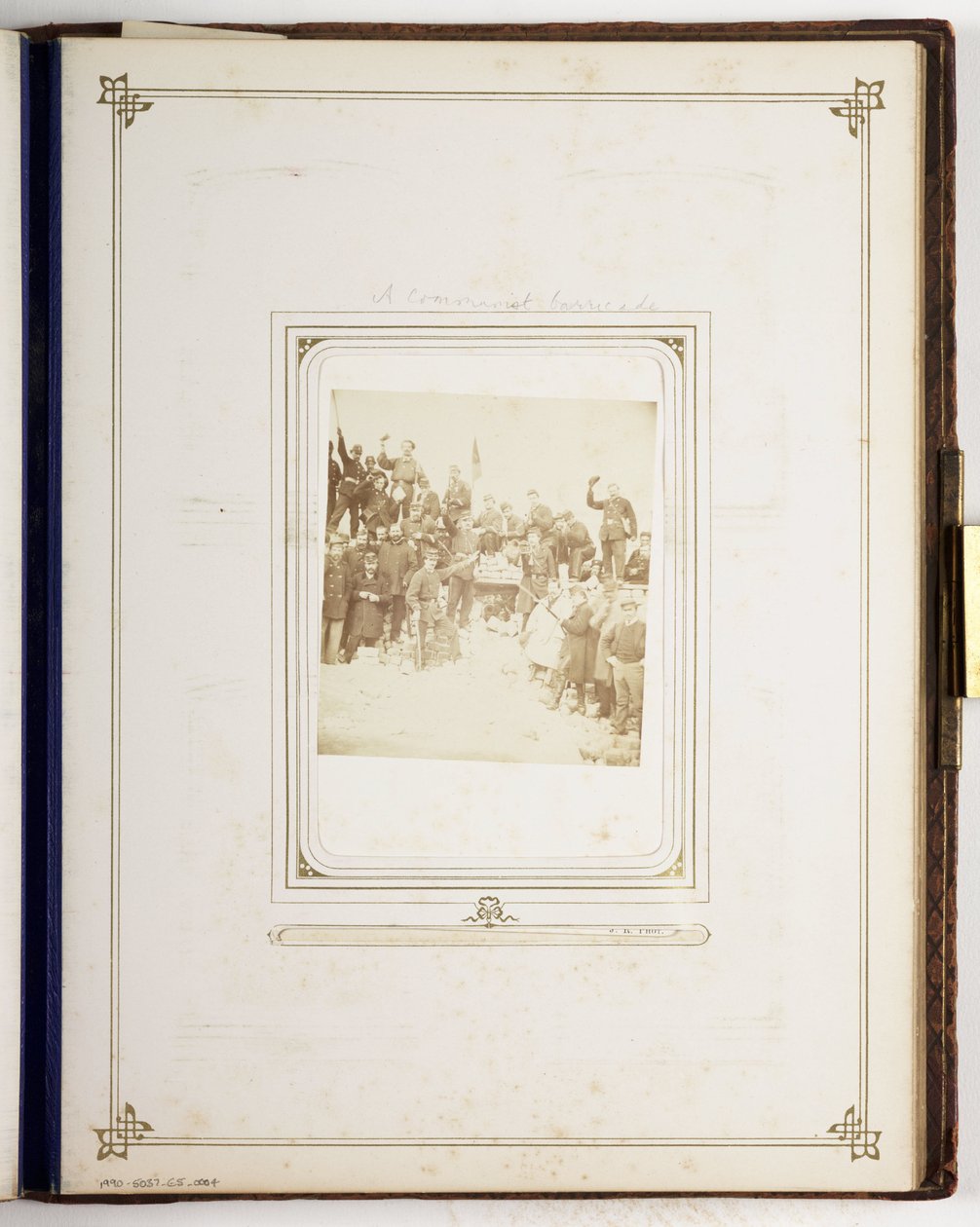Egy kommunista barikád, 1870-es évek alkotó: John Pardon
