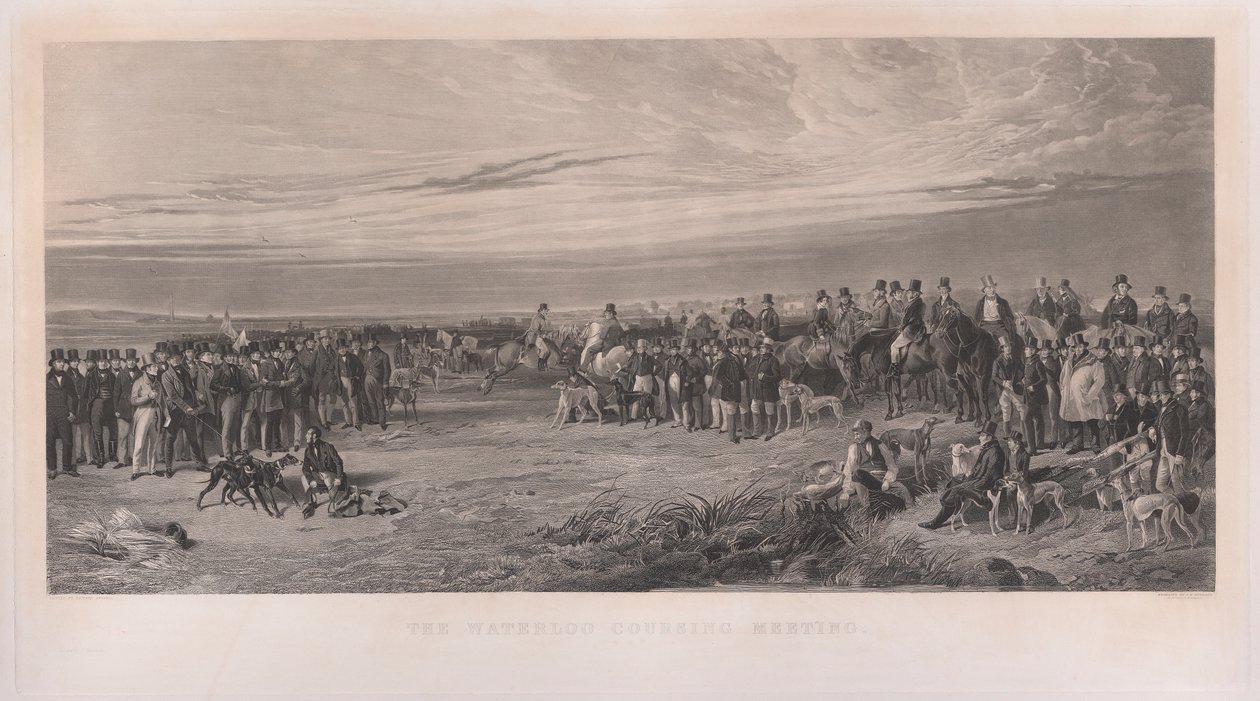A Waterloo Coursing Találkozó alkotó: Richard Ansdell