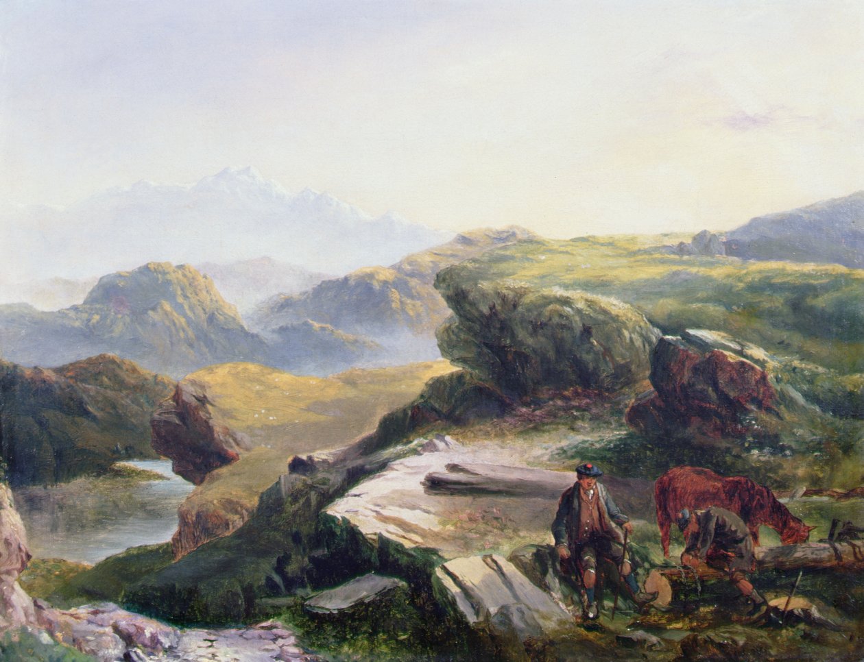 A favágók (olaj, vászon) alkotó: Richard Ansdell