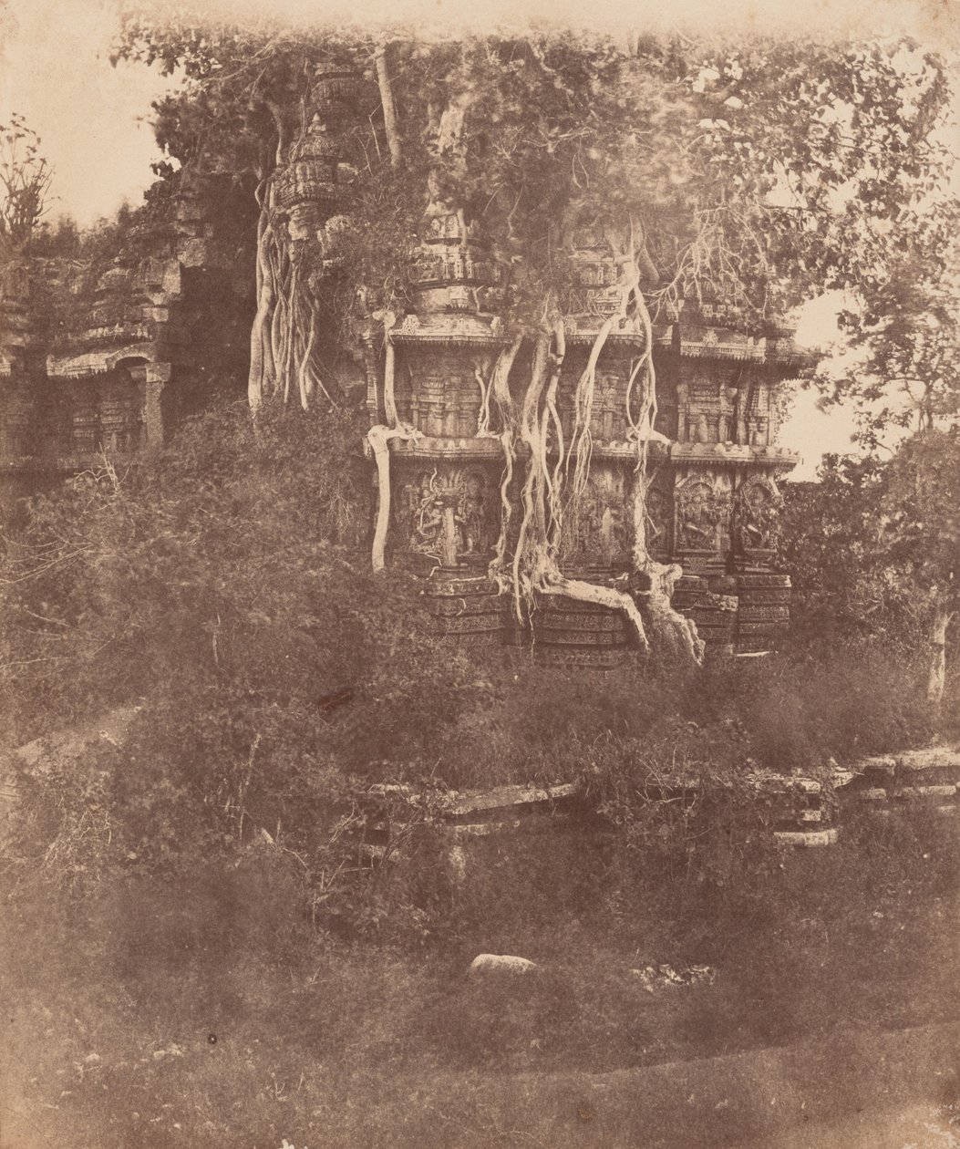 Templom Hallibeedben, India,1856-1857 (fotó) alkotó: Richard Banner Oakeley