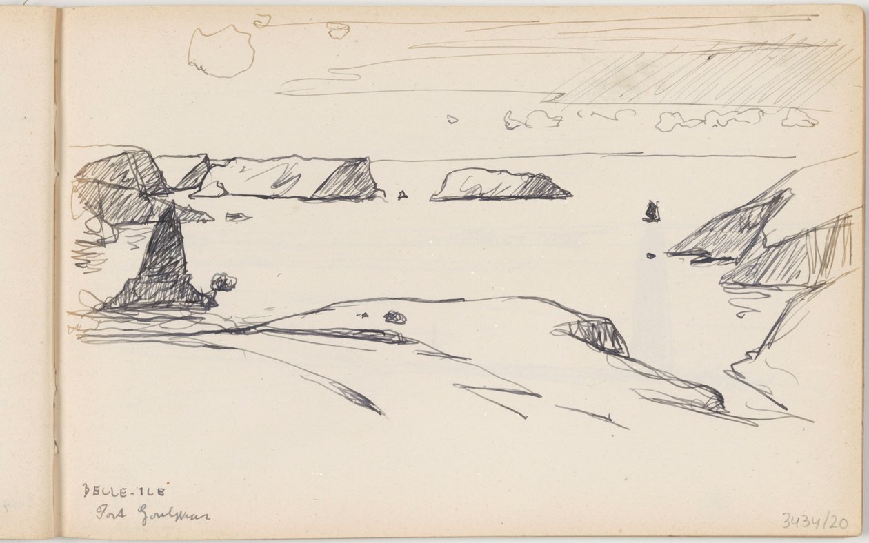 Belle-Île-en-Mer, Port Goulphar alkotó: Richard Baseleer