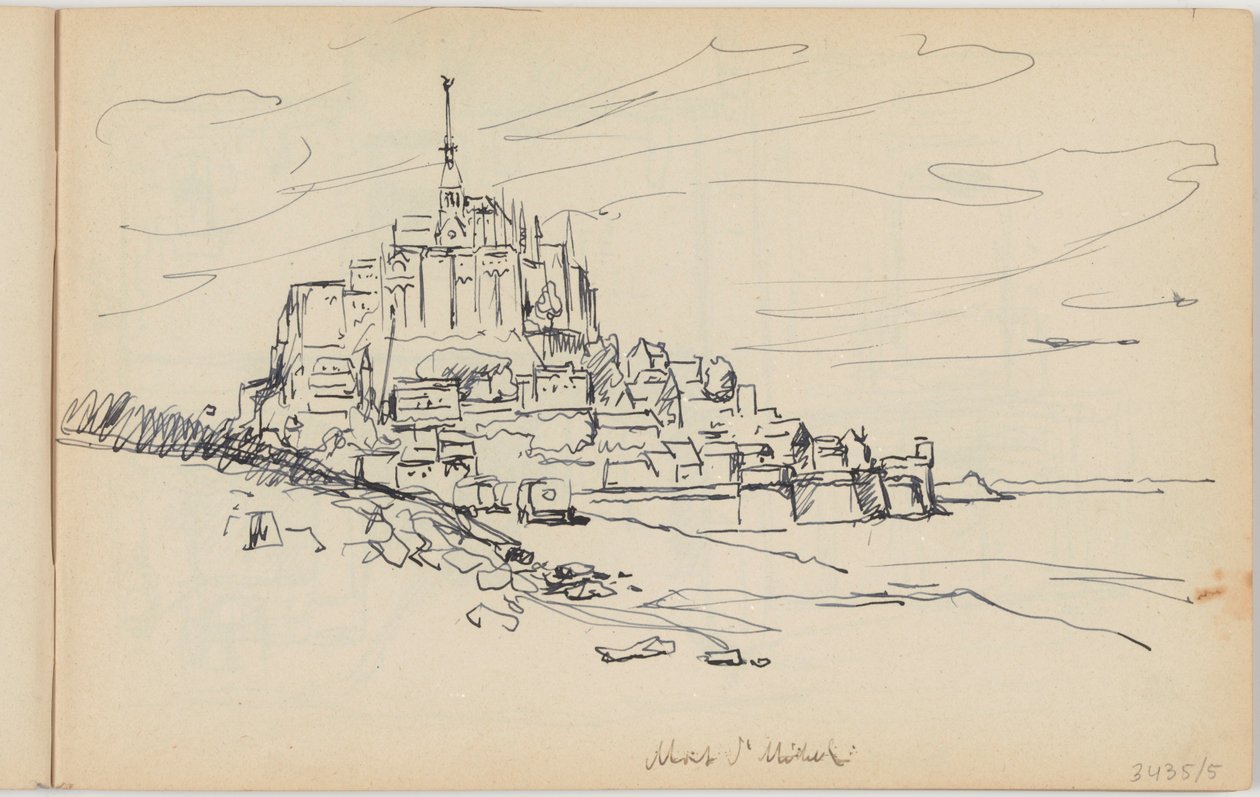 Mont-Saint-Michel alkotó: Richard Baseleer