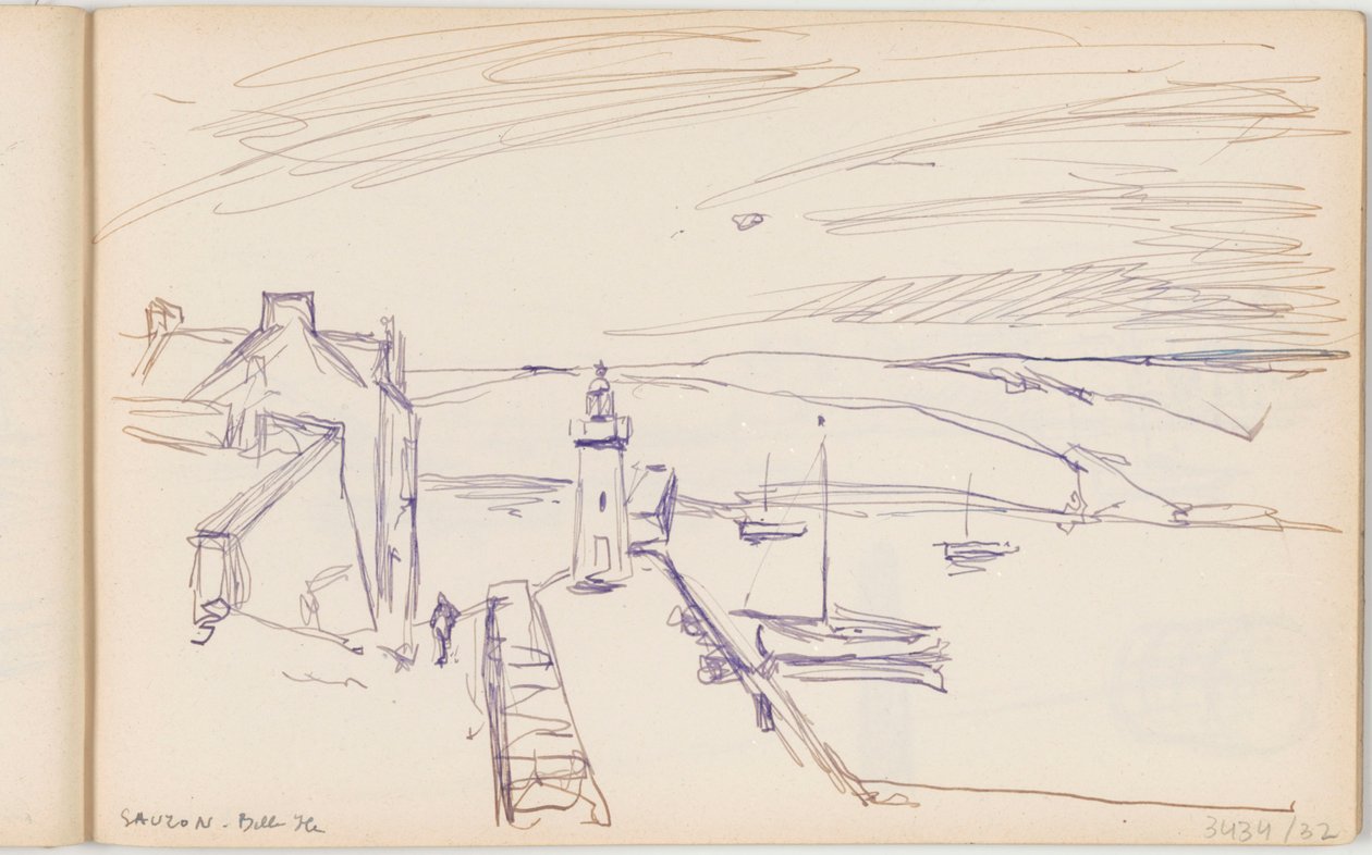 Sauzon, Belle-Île-en-Mer alkotó: Richard Baseleer