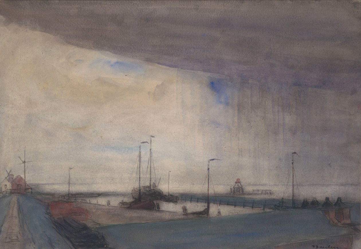 Schelde-kikötő Doelben alkotó: Richard Baseleer