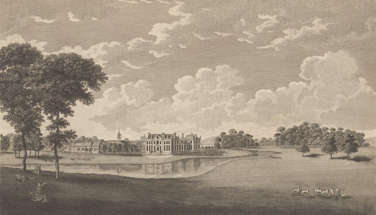 Bradbourn Kent megyében, Edward Hasted: The History and Topographical Su..., 1777-90. alkotó: Richard Bernard Godfrey