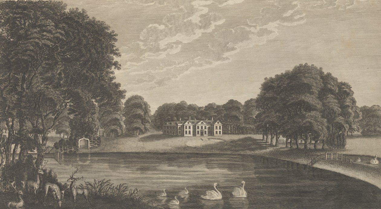 Chilston, Kent megyében, Edward Hasted: The History and..., 1777-90. alkotó: Richard Bernard Godfrey