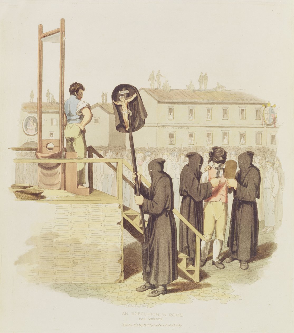 Kivégzés Rómában gyilkosságért alkotó: Richard Bridgens