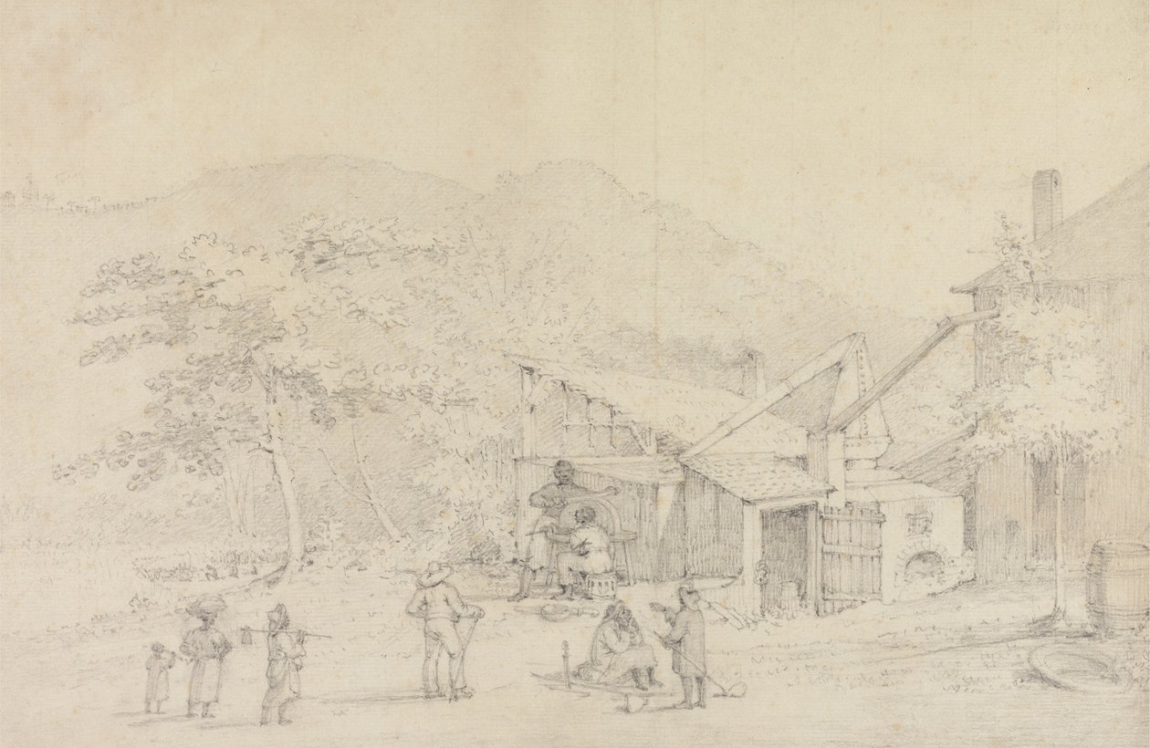 Felkészülés a pályára, Trinidad alkotó: Richard Bridgens