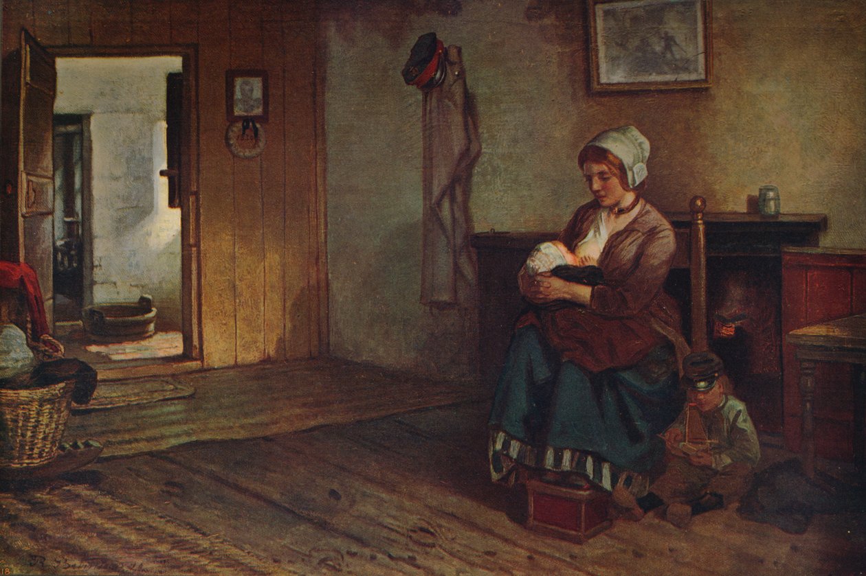„Flandr belső tér”, 1915 alkotó: Richard Burnier