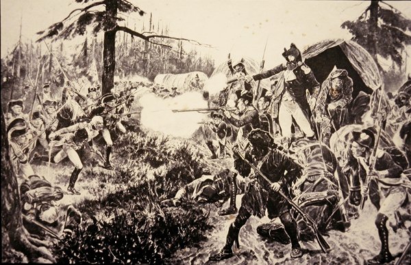Brandywine-i csata alkotó: Richard Caton (after) Woodville