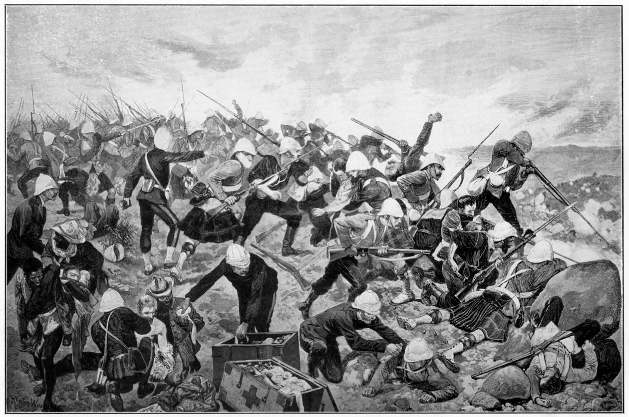 Majuba-hegyi csata, 1. búr háború, 1881. február 26-27 alkotó: Richard Caton II Woodville
