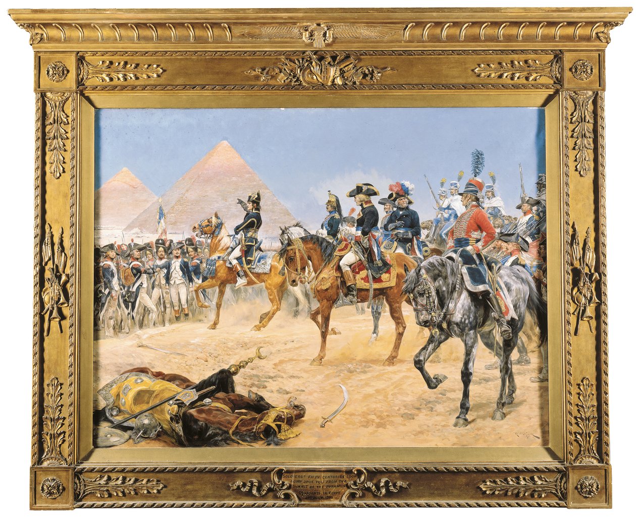 Bonaparte Egyiptomban 1798-ban, 1911-ben alkotó: Richard Caton II Woodville