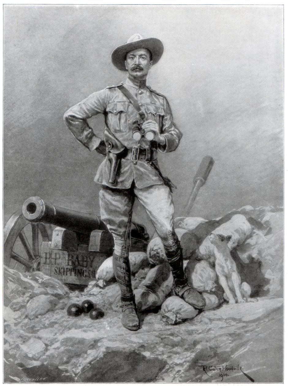 Robert Baden Powell vezérőrnagy 1857-1941, 1900. alkotó: Richard Caton II Woodville