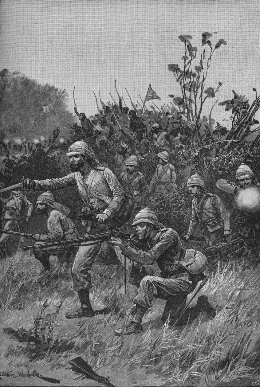 The Bonny Men Led The Advance, 1902 alkotó: Richard Caton II Woodville