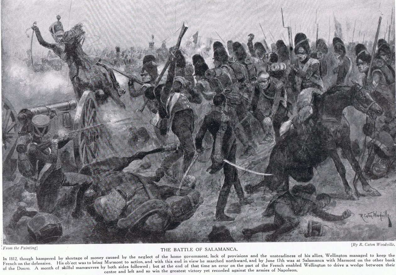 A salamancai csata, illusztráció a "Hutchinson
