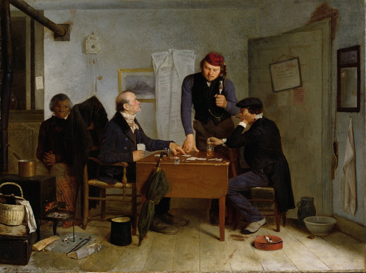 A kártyajátékosok, 1846 alkotó: Richard Caton Woodville