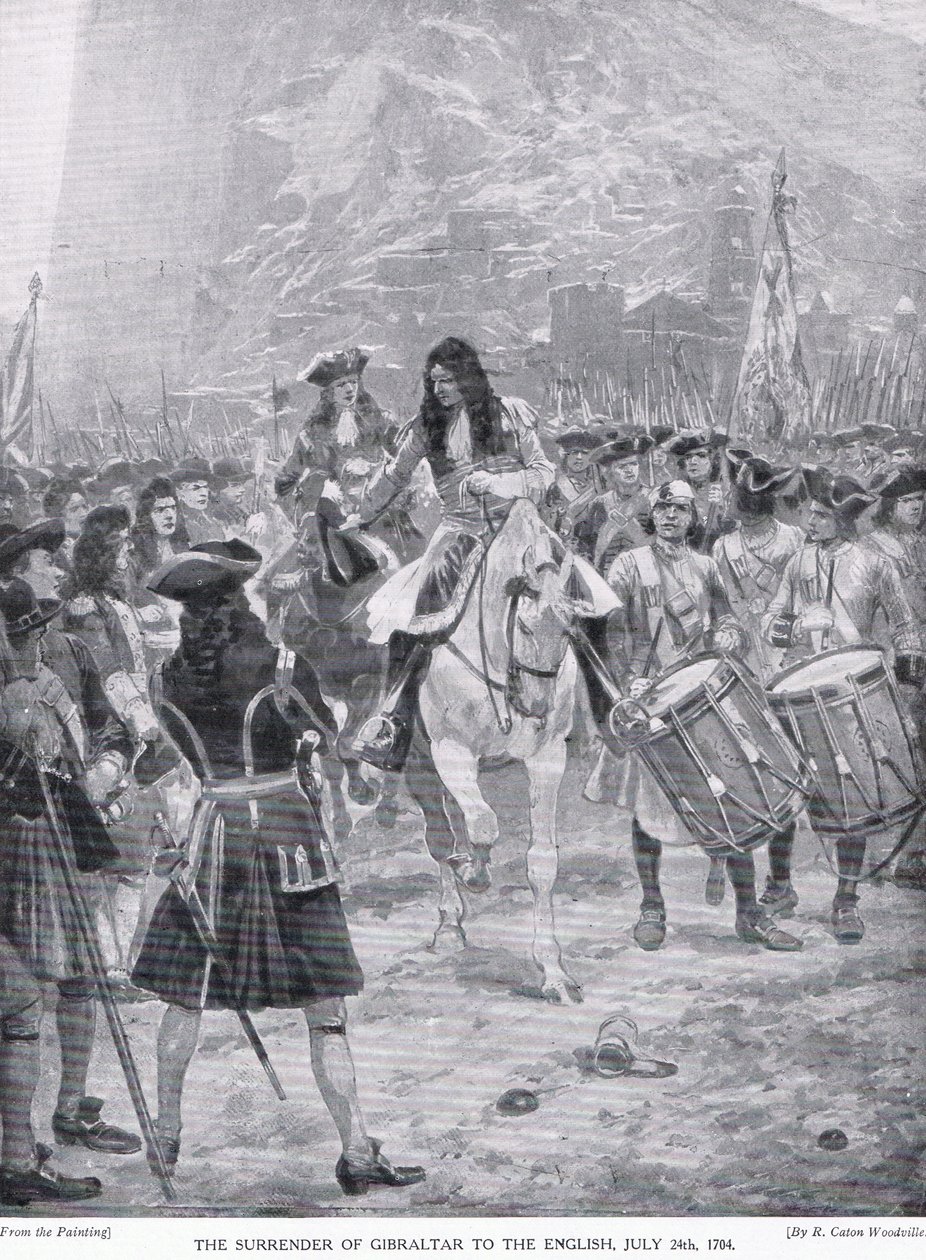 Gibraltár feladása, 1910 körül alkotó: Richard Caton Woodville