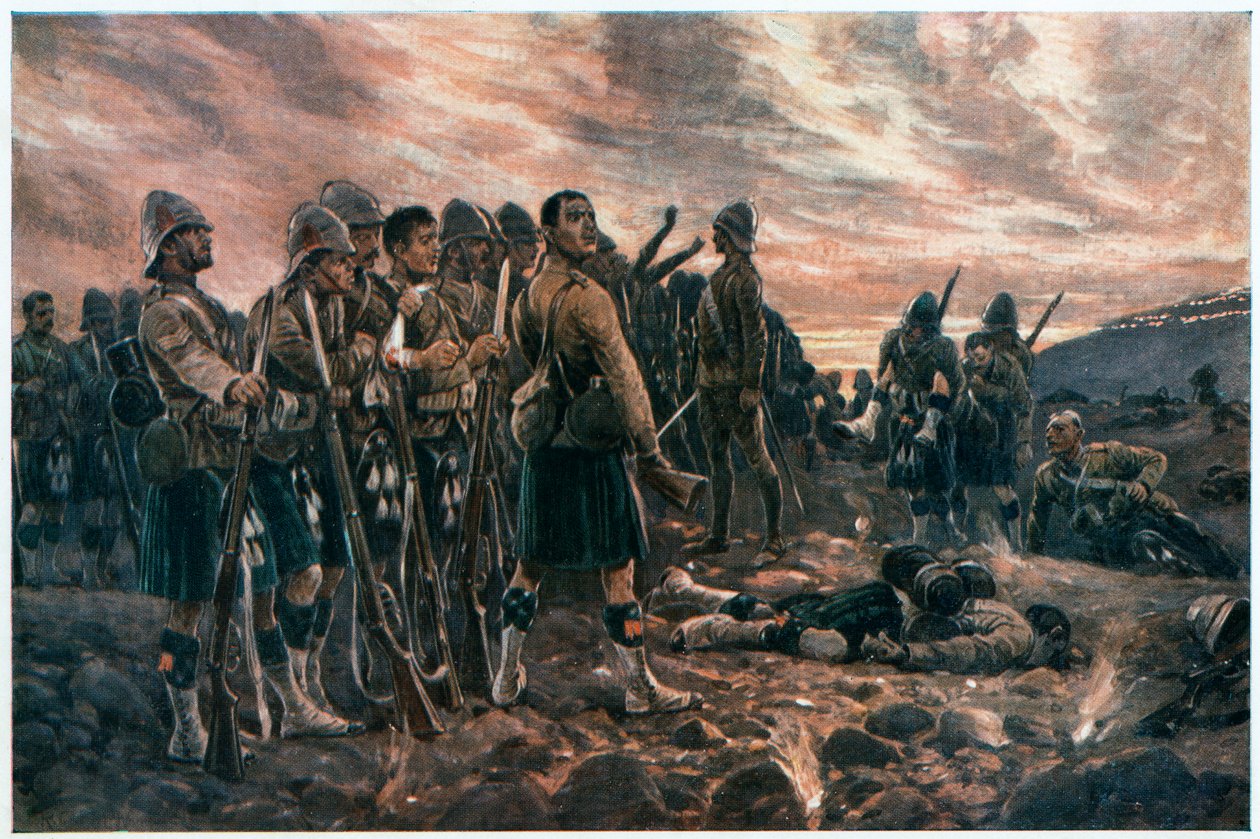 "Minden, ami megmaradt belőlük", 2. búr háború, 1899. alkotó: Richard Caton Woodville II