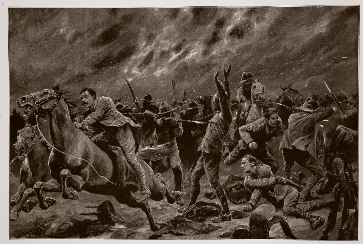 A viktoriánusok szerencsétlensége Wilmansrustban, 1901. június 12 alkotó: Richard Caton Woodville junior