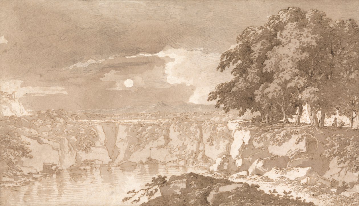Olasz tó jelenet alkotó: Richard Cooper the Elder