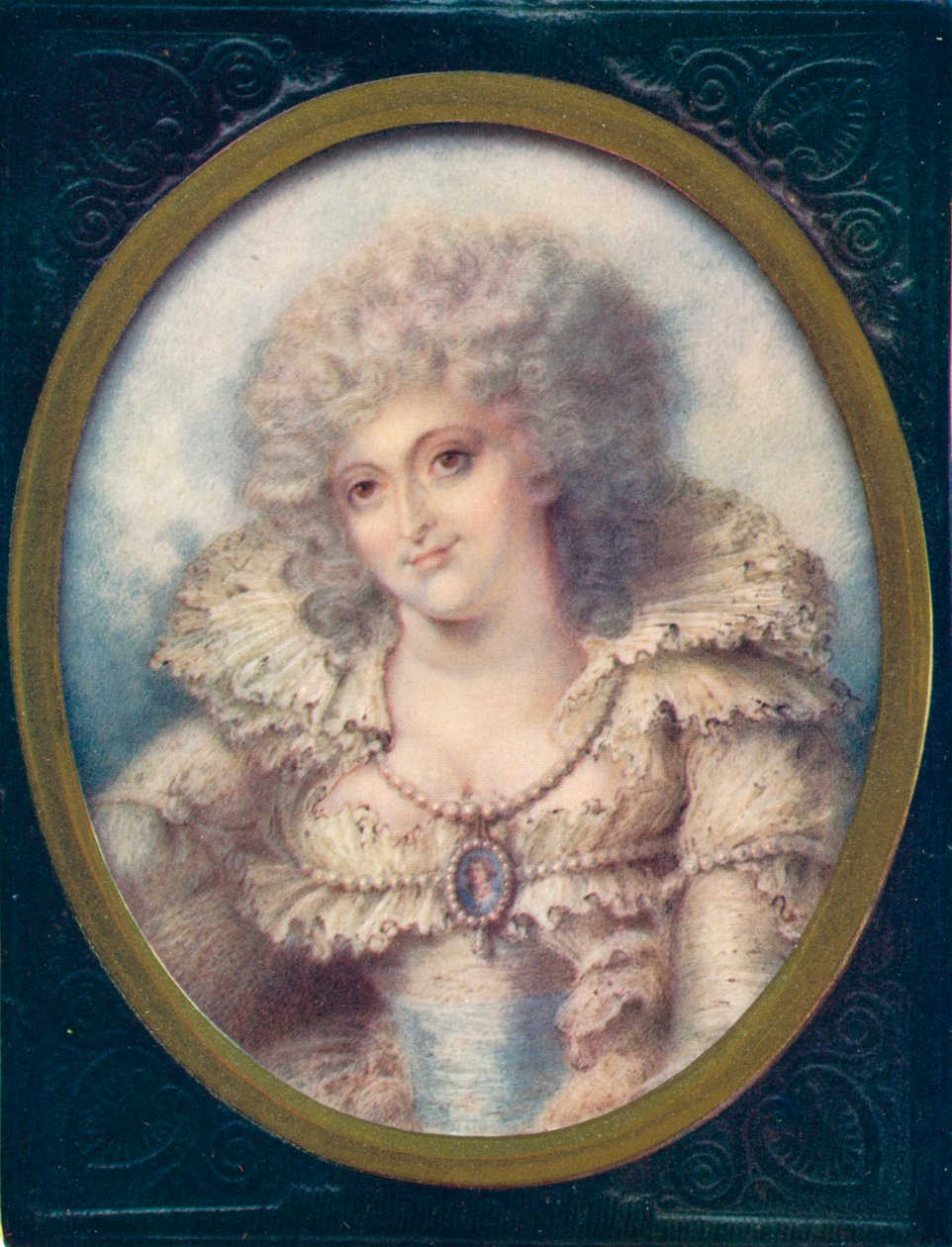 Mrs Fitzherbert, 1907. IV. György, az Egyesült Királyság leendő királyának régi társa alkotó: Richard Cosway