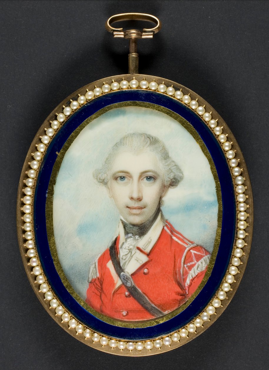 Egy tiszt portréja alkotó: Richard Cosway