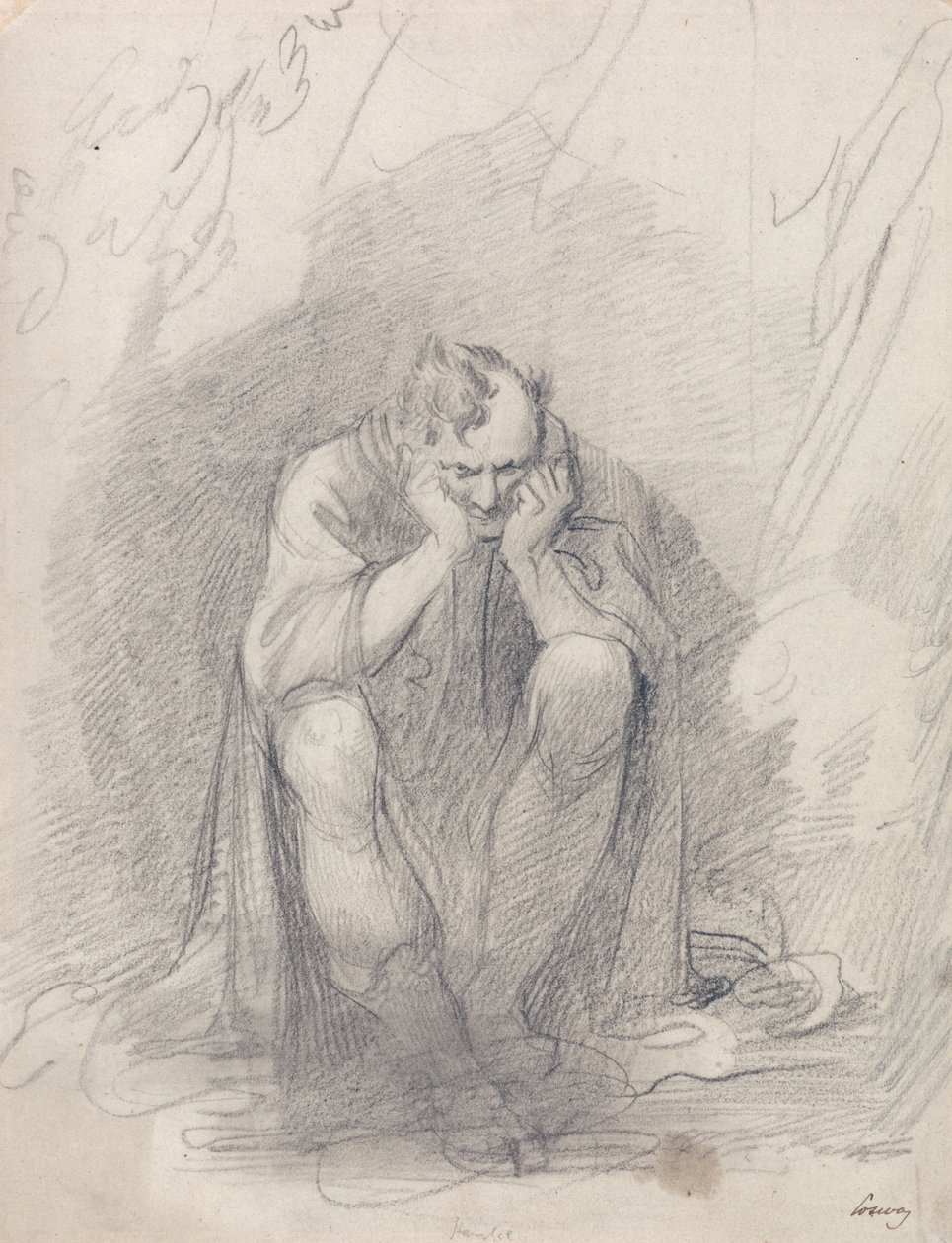 Athéni Timon barlangja előtt alkotó: Richard Cosway