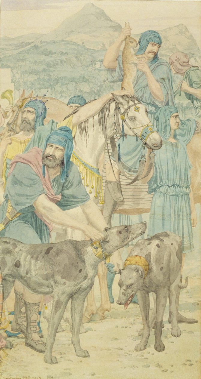 Vadászhely, 1855 alkotó: Richard Dadd