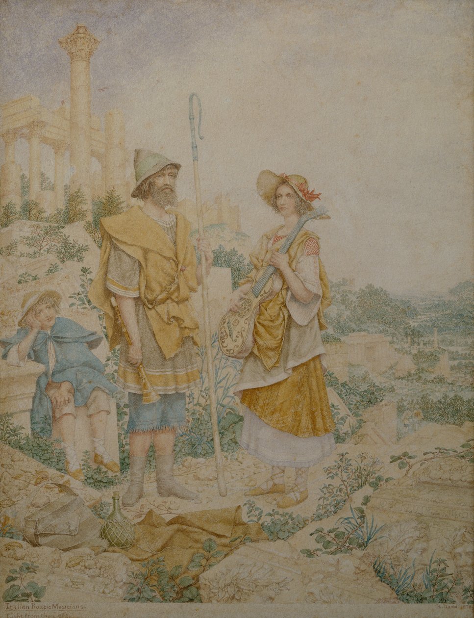 Olasz rusztikus zenészek alkotó: Richard Dadd