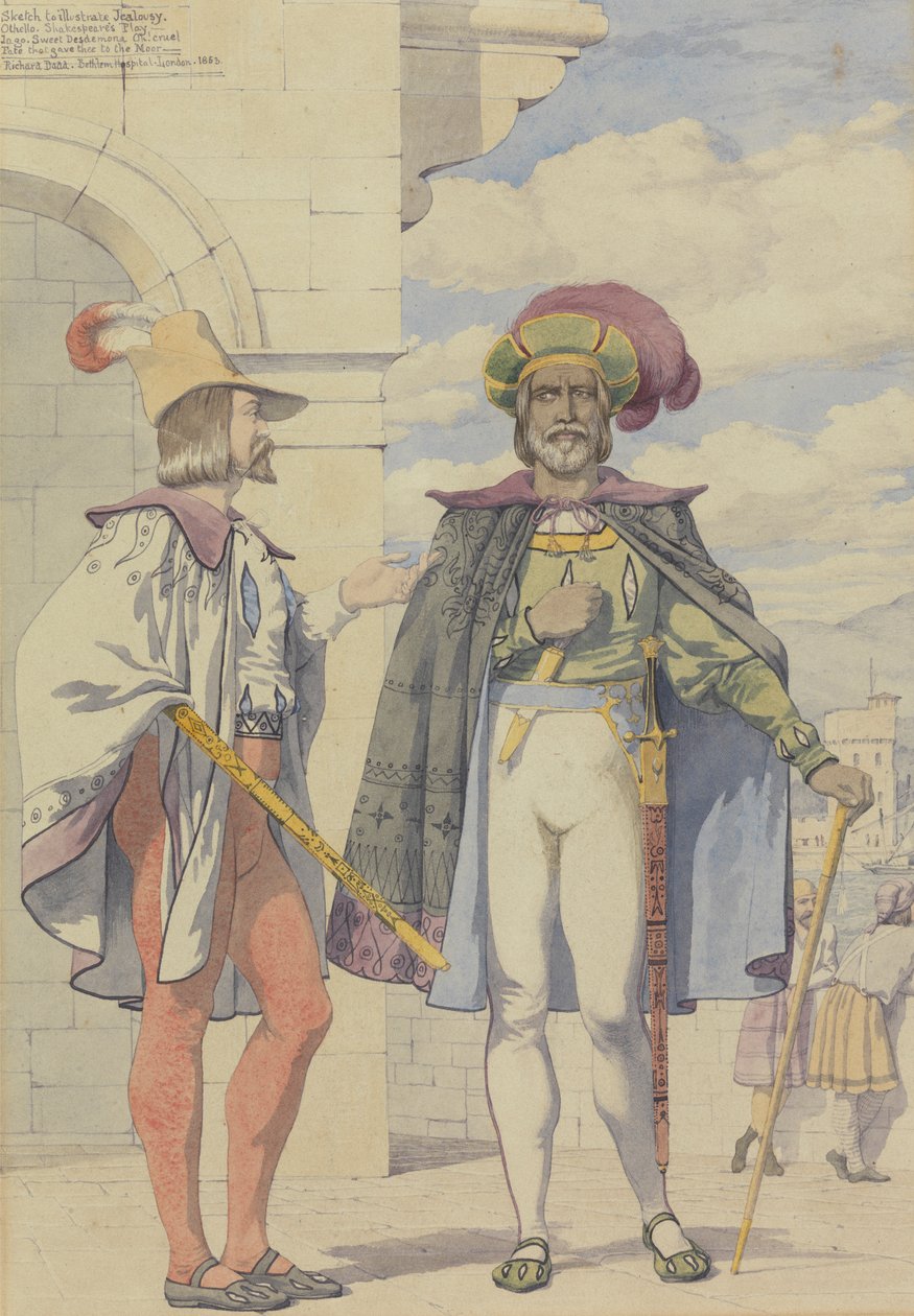 Vázlat a szenvedélyekhez: Féltékenység alkotó: Richard Dadd