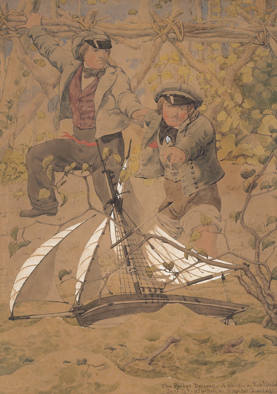 A csomag késve, 1854 alkotó: Richard Dadd