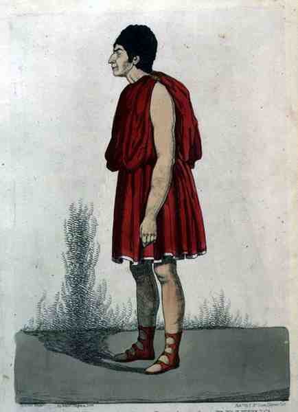 Mr Kean mint Lucius Junius a "Brutus"-ban, Thomas McLean kiadása. alkotó: Richard Dighton