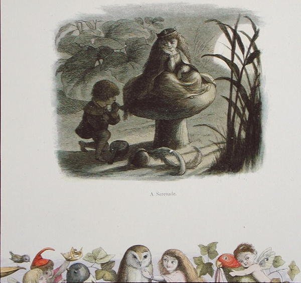 Szerenád, illusztráció a "Tündérországban" című kötetből: A Series of the Elf-World