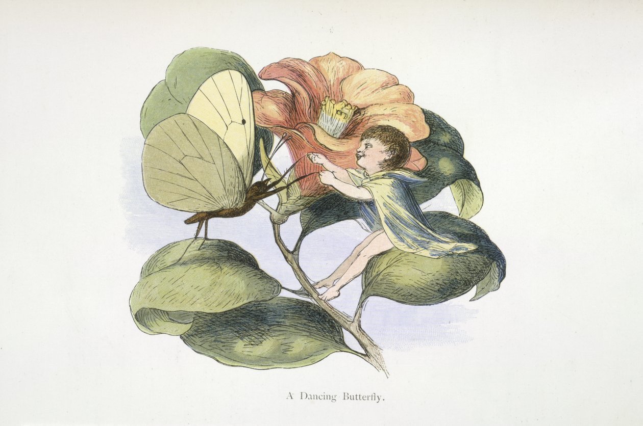 Egy táncoló pillangó alkotó: Richard Doyle