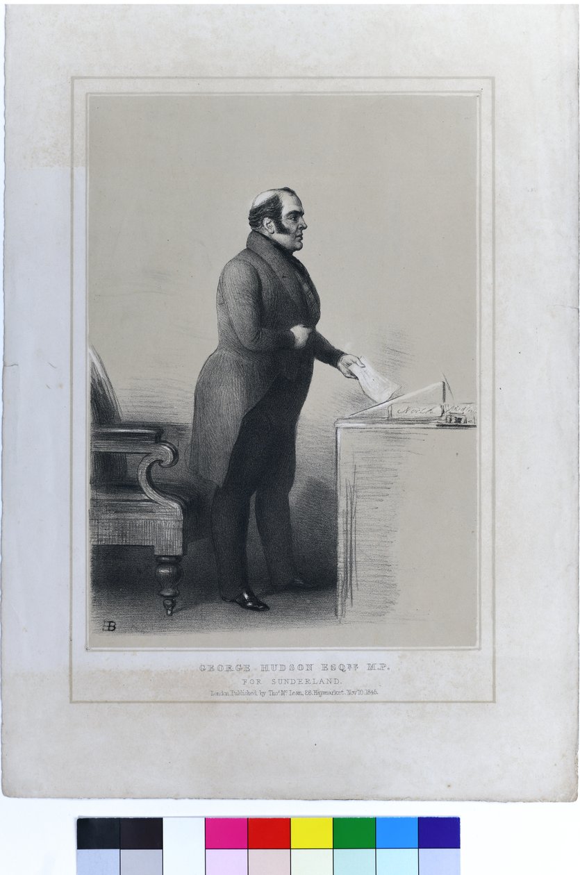 George Hudson Esqre. Sunderland képviselője alkotó: Richard Doyle