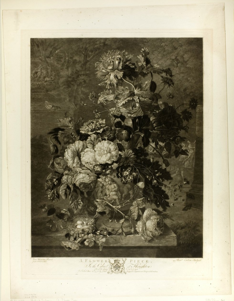 Egy virágdarab, a Houghton Galériából alkotó: Richard Earlom
