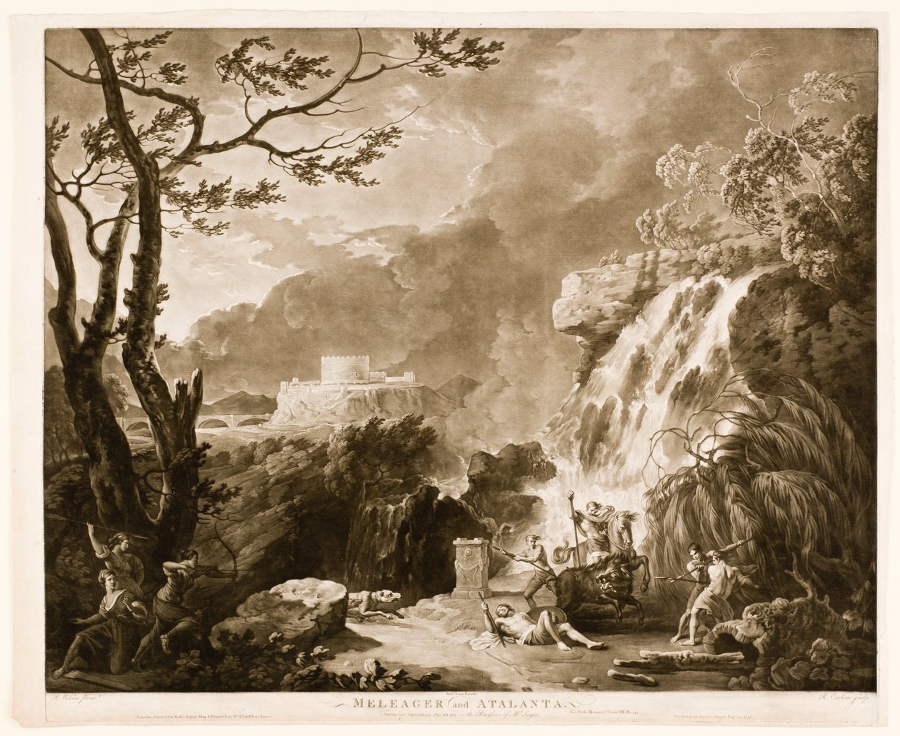 Meleager és Atalanta, c1770-1 alkotó: Richard Earlom
