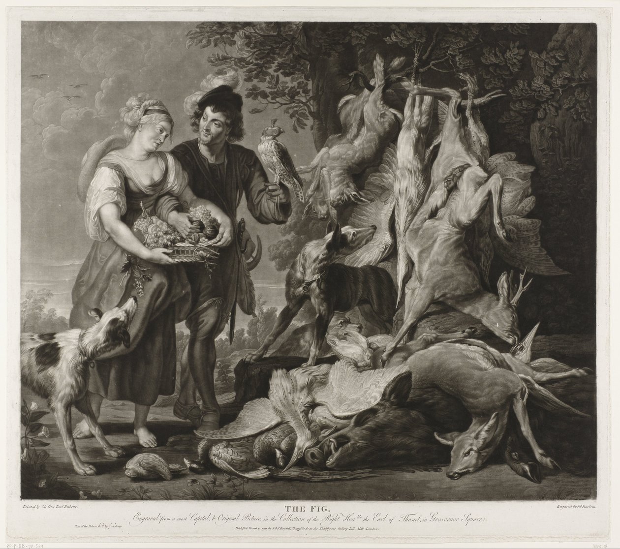 Peter Paul Rubens és felesége portréja A ábra (cím az objektumon) alkotó: Richard Earlom