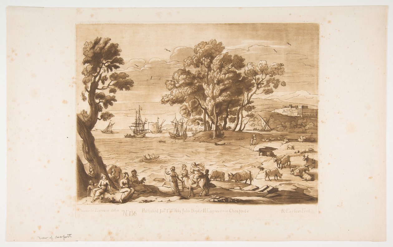 Európa megerőszakolása, 1776. alkotó: Richard Earlom