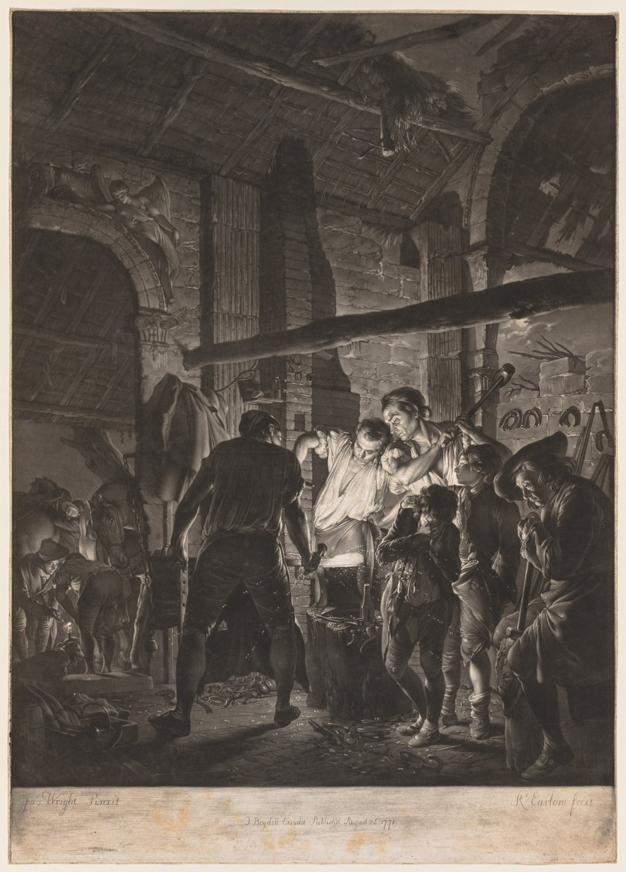 A kovács, 1771. alkotó: Richard Earlom