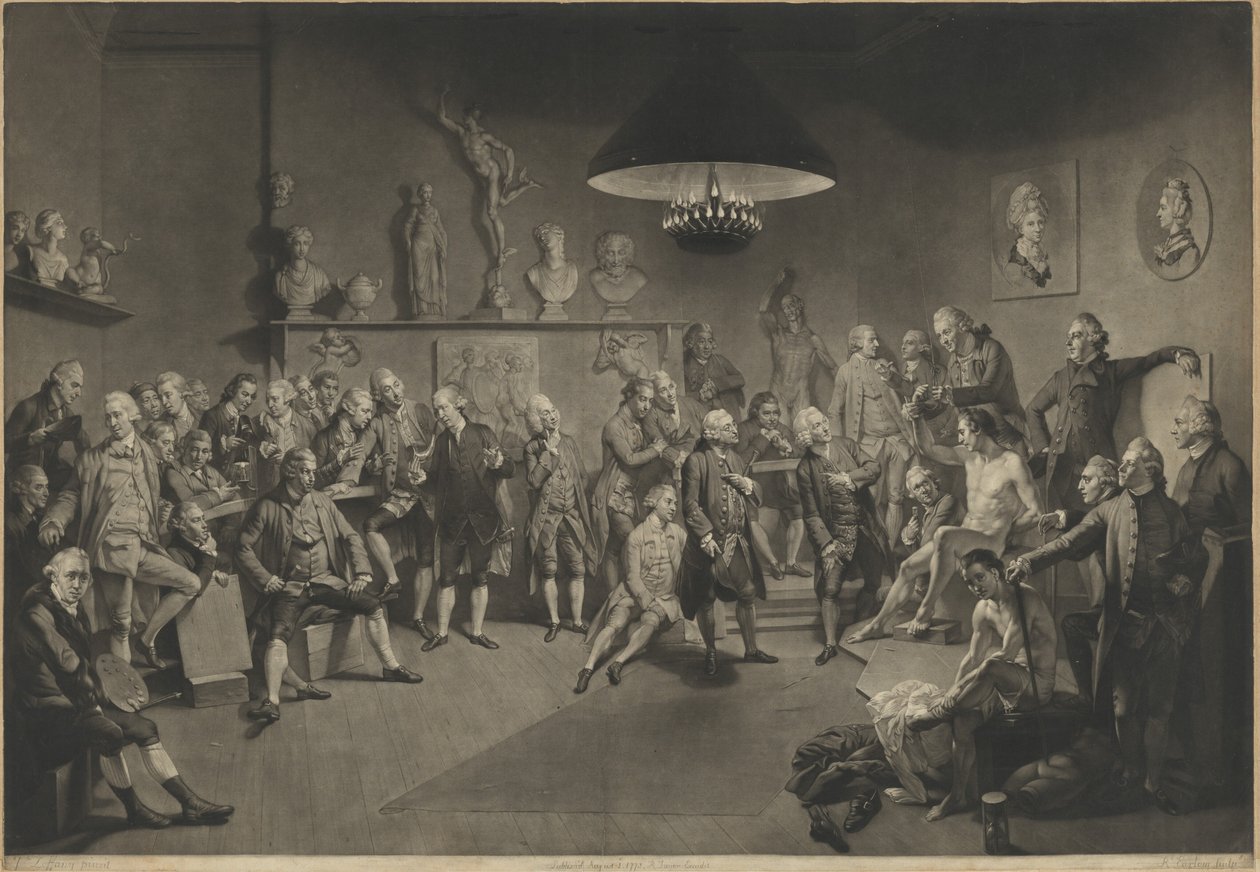 A Királyi Művészeti Akadémia alkotó: Richard Earlom after Johann Zoffany