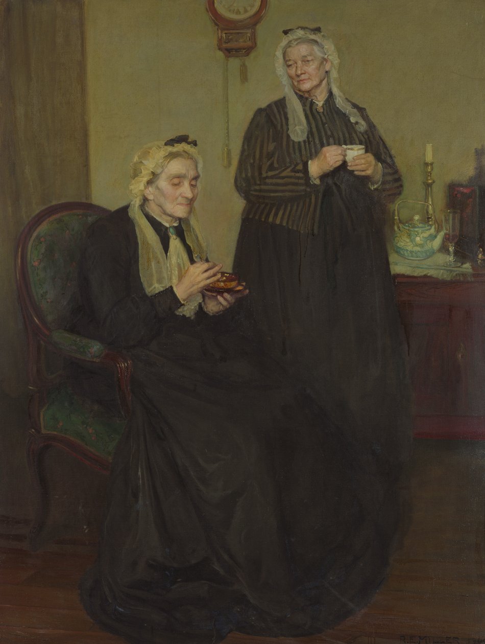 Az idős pörögök, 1904 alkotó: Richard Edward Miller