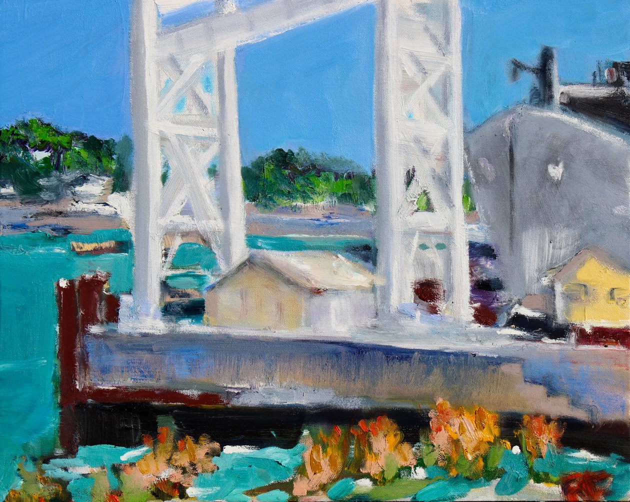 Gantry, Mare Island, 2020 alkotó: Richard Fox