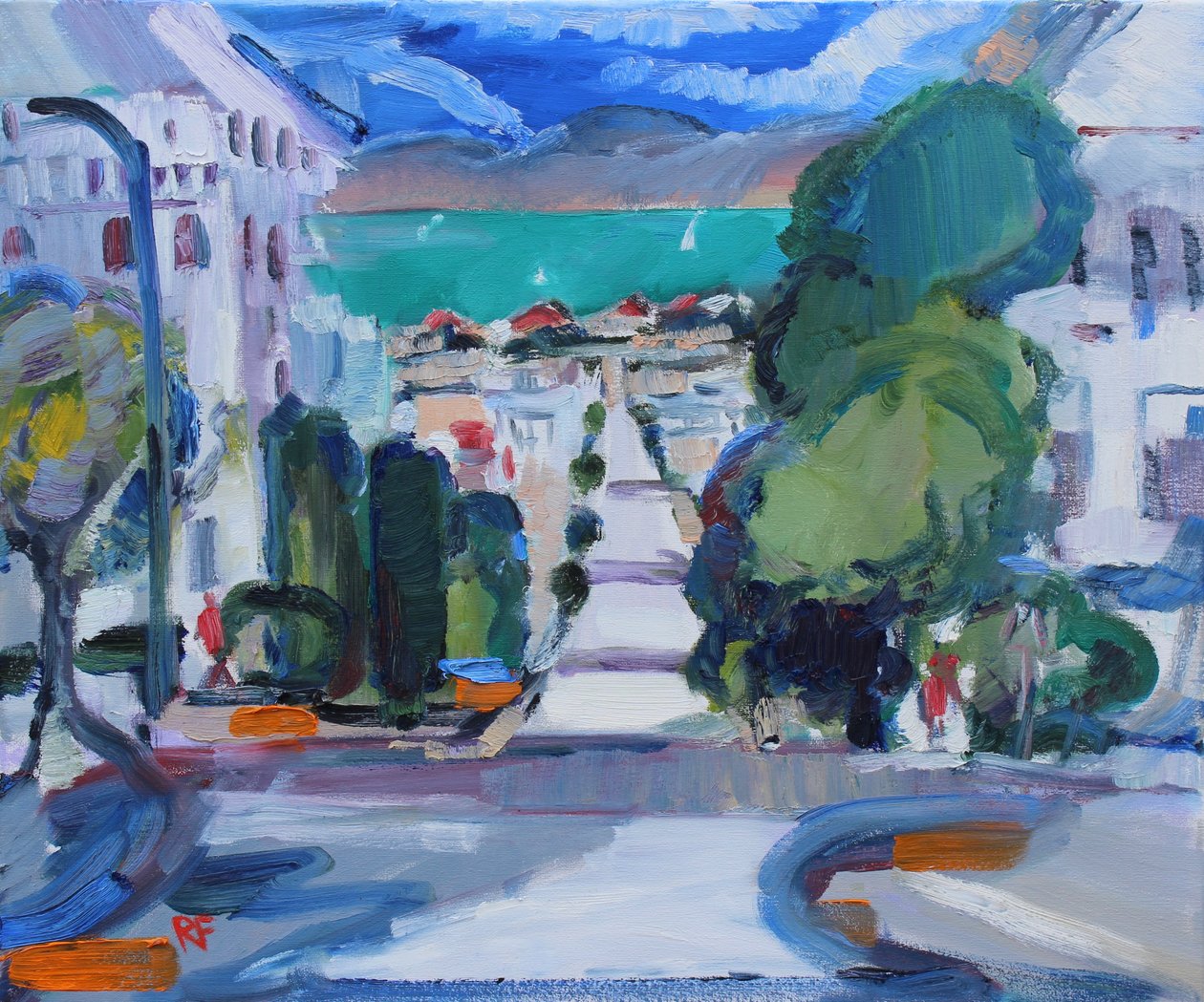 Pacific Heights az öbölig, 2019 alkotó: Richard Fox